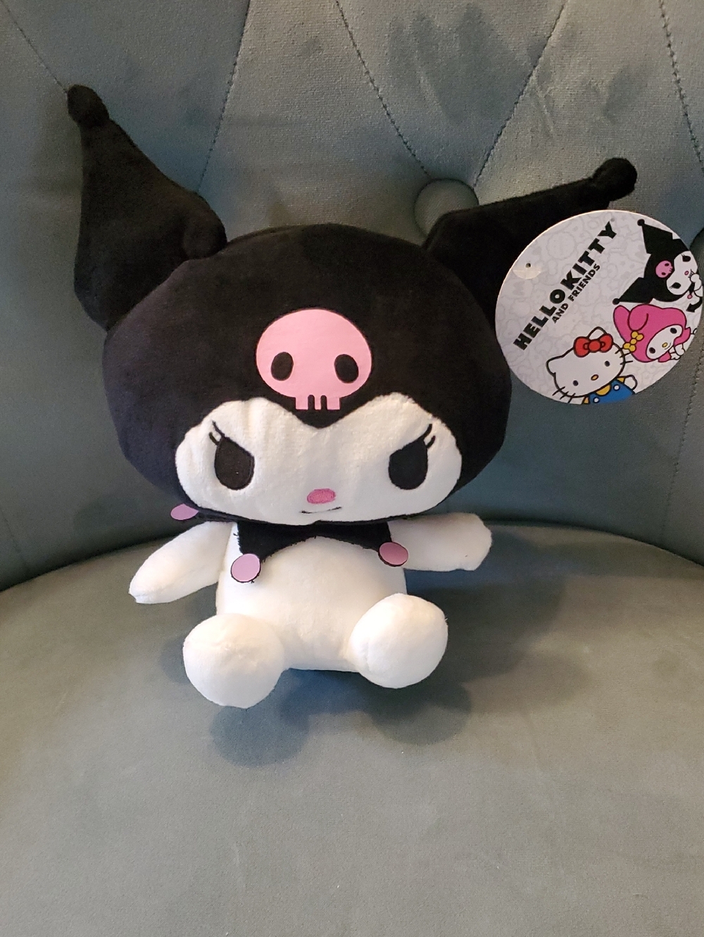 Sanrio Kuromi Plush - Black, White & Pink Cute Character